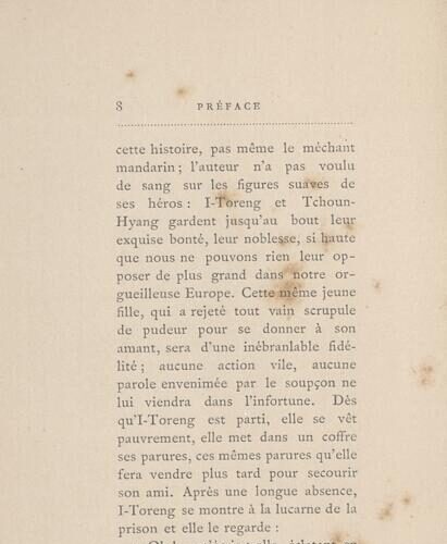 13.5 x 8 cm; 16 s.p. + 140 p. + [IV] p. + 32 appendix p., price of the book “2 francs” on its spine. L. 1 bookplate CPC o